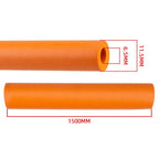 2pcs ZTTO 1.5m Bicycle Brake Shifter Cable Anti-Rattle Soundproof Foam Tube