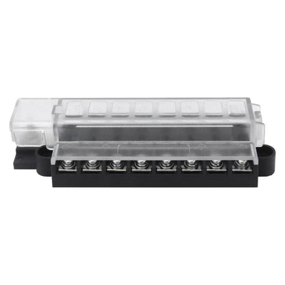 Automotive 8-way Fuse Box Terminal Block With Transparent Cover