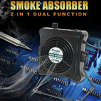 ProsKit SS-595H  Soldering Fume Extractor With Blowing/Suction, Adjustable Wall/Desk Mount -