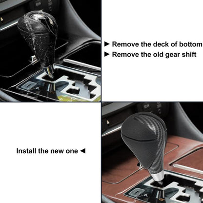 For Toyota / Lexus Thread 8mm Universal Car Auto Shift Shifter Handball, Carbon Fiber