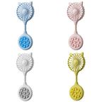 Mini Suction Cup Fan USB Rechargeable Desktop Portable Folding Fan