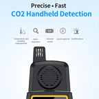Carbon Dioxide Gas Detector Handheld Indoor Household Air CO2 Concentration Alarms, SW-723