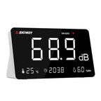 Desktop Noise Meter Temperature and Humidity Meter Decibel Meter Environmental Noise Monitor, SW-525S