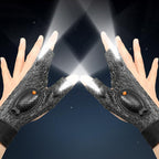 Night Riding Lighting Car Repair Fish Rechargeable LED Light Gloves, Sisal Gray-Left Hand, Sisal Gray-Right Hand, Sisal Gray-Left And Right Hand, Black-Left Hand, Black-Right Hand, Black-Left And Right Hand