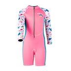 DIVE & SAIL 2.5MM One-Piece Long Sleeve Children Warm Swimsuit Thickened Anti-Cold Surfing And Snorkeling Shorts, S, M, L, XL, XXL