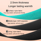 DIVE & SAIL 2.5MM One-Piece Long Sleeve Children Warm Swimsuit Thickened Anti-Cold Surfing And Snorkeling Shorts, S, M, L, XL, XXL