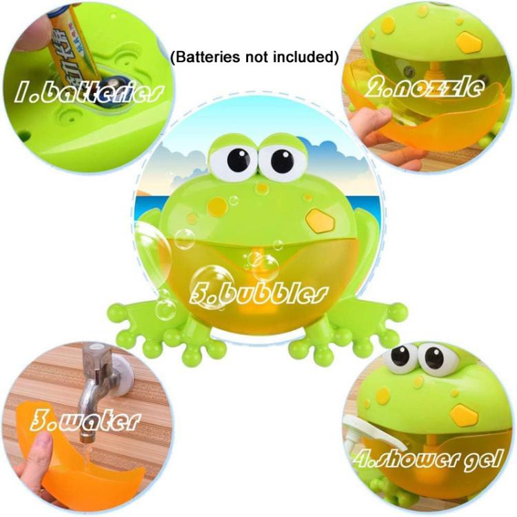Summer Bubble Machine Toy Children Bubble Bath Water Game Bathroom Bubble Machine With Music