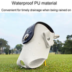 PGM QJ008 Unisex Portable Magnetic Closure Golf Ball Storage Belt Pouch