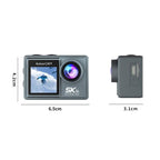 5K Action Camera Anti-Shake Outdoor HD Shooting Cycling Recorder Under Dive Camera, M40TR With Touch Screen + Remote Control, M40TRW With Touch Screen + Integrated Remote-Controlled Microphone