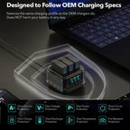For GoPro HERO13 Black Super Fast Charger Dock Battery Charging Station With OLED Screen Display