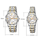 SKMEI Business Casual Watches Diamond Case Luminous Waterproof Quartz Watch, Men Silver Gold Strap Silver Dial, Men Silver Gold Strap Green Dial, Men Silver Gold Strap Black Dial, Men Silver Case Silver Dial, Men Silver Case Gray Dial                  ...