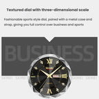 SKMEI Business Casual Watches Diamond Case Luminous Waterproof Quartz Watch, Men Silver Gold Strap Silver Dial, Men Silver Gold Strap Green Dial, Men Silver Gold Strap Black Dial, Men Silver Case Silver Dial, Men Silver Case Gray Dial                  ...