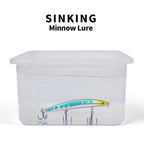 PROBEROS DW622 12.5cm-16g Submerged Minnow Lure All-Purpose Sea Fishing Plastic Bionic Hard Bait