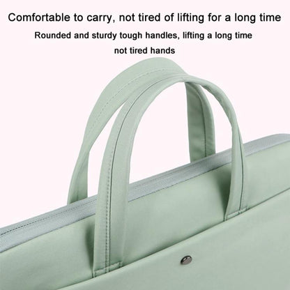 14-14.6inch Universal Laptop Bag Briefcase Women Multifunctional Shockproof Computer Bag, Green, Beige, Pink, Gray, Black, Blue