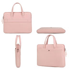 15-15.6inch Universal Laptop Bag Briefcase Multifunctional Shockproof Computer Bag, Pink, Beige, Black, Blue, Gray, Green
