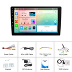 9 Inch Android 4+64G Dual-Butt Large Screen Car Carplay Built-In DAB Car Central Control Integrated Navigation System, Standard, Standard+AHD+Microphone