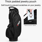 PGM QB146 Lightweight Protable Double Shoulder Golf Clubs Bag Unisex Holder Pack With 14 Slots For Poles