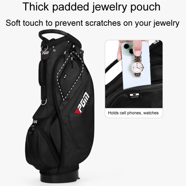 PGM QB146 Lightweight Protable Double Shoulder Golf Clubs Bag Unisex Holder Pack With 14 Slots For Poles