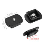 Quick Release Plate for Velbon QB-32 Weifeng WF-K10 / 320, NEST NT-510 / 530 Tripod, WF-K10