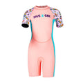 DIVE & SAIL Children Short Sleeves Sunscreen Quick-Drying Swimsuit Outdoor Beach Snorkeling Bodysuit, S, M, L, XL, XXL