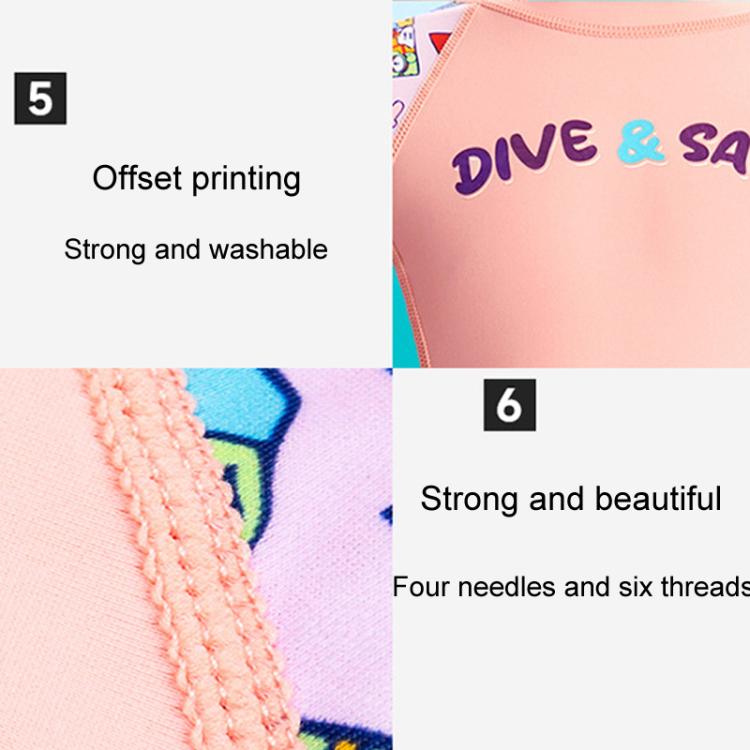 DIVE & SAIL Children Short Sleeves Sunscreen Quick-Drying Swimsuit Outdoor Beach Snorkeling Bodysuit, S, M, L, XL, XXL
