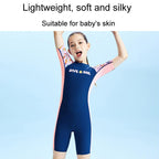 DIVE & SAIL Children Short Sleeves Sunscreen Quick-Drying Swimsuit Outdoor Beach Snorkeling Bodysuit, S, M, L, XL, XXL