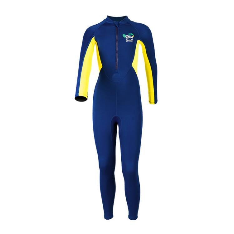 DIVE & SAIL Children Outdoor Sunscreen Quick Dry Swimwear Long Sleeve One-piece Snorkeling Suit, S, M, L, XL, XXL