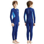 DIVE & SAIL Children Outdoor Sunscreen Quick Dry Swimwear Long Sleeve One-piece Snorkeling Suit, S, M, L, XL, XXL