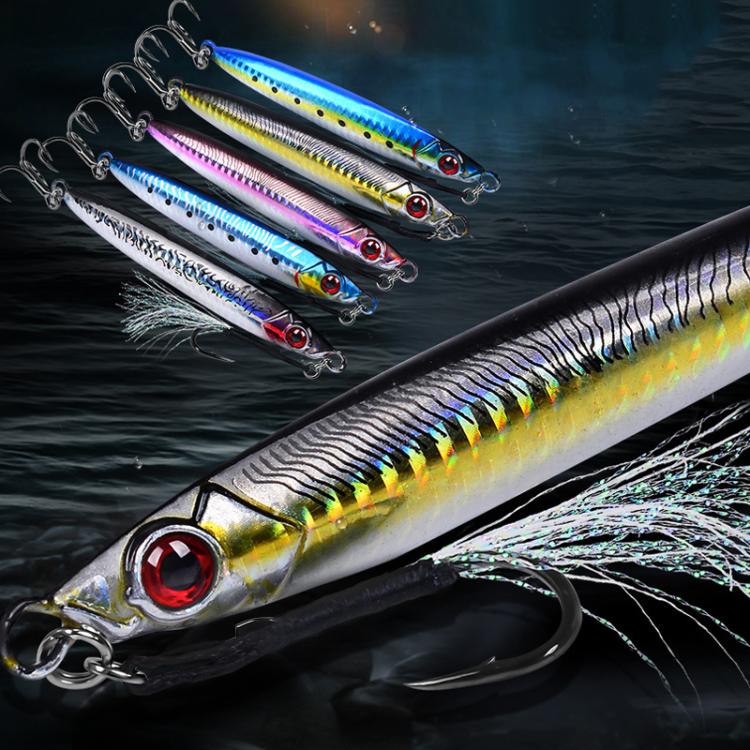 PROBEROS LF153 3D Fast Twitch Sea Fishing Road Runner Lure Long Casting Quick Sinking False Bait, 14G, 17G, 21G, 28G, 35G, 45G, 60G, 80G, 100G