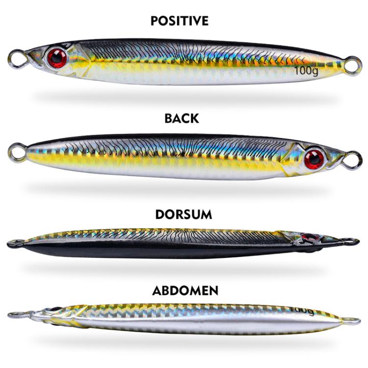 PROBEROS LF153 3D Fast Twitch Sea Fishing Road Runner Lure Long Casting Quick Sinking False Bait, 14G, 17G, 21G, 28G, 35G, 45G, 60G, 80G, 100G