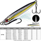 PROBEROS LF153 3D Fast Twitch Sea Fishing Road Runner Lure Long Casting Quick Sinking False Bait, 14G, 17G, 21G, 28G, 35G, 45G, 60G, 80G, 100G
