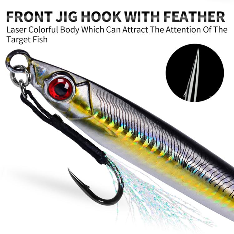 PROBEROS LF153 3D Fast Twitch Sea Fishing Road Runner Lure Long Casting Quick Sinking False Bait, 14G, 17G, 21G, 28G, 35G, 45G, 60G, 80G, 100G