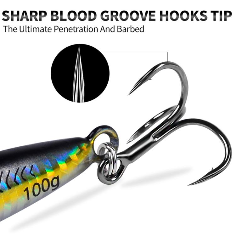 PROBEROS LF153 3D Fast Twitch Sea Fishing Road Runner Lure Long Casting Quick Sinking False Bait, 14G, 17G, 21G, 28G, 35G, 45G, 60G, 80G, 100G
