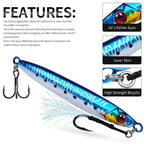 PROBEROS LF153 3D Fast Twitch Sea Fishing Road Runner Lure Long Casting Quick Sinking False Bait, 14G, 17G, 21G, 28G, 35G, 45G, 60G, 80G, 100G