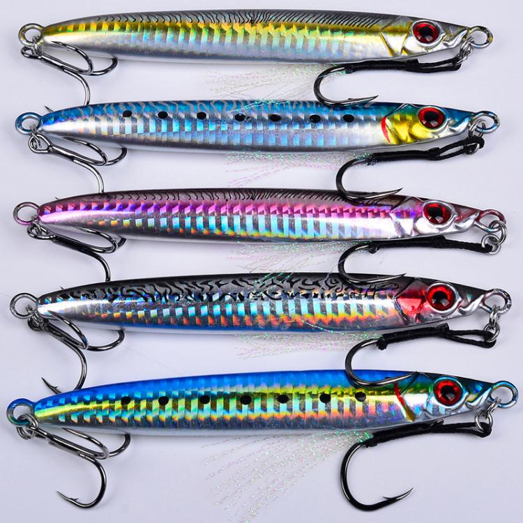 PROBEROS LF153 3D Fast Twitch Sea Fishing Road Runner Lure Long Casting Quick Sinking False Bait, 14G, 17G, 21G, 28G, 35G, 45G, 60G, 80G, 100G