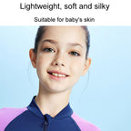 DIVE & SAIL Children Outdoor Long Sleeve One-Piece Snorkeling Maternity Suit Kids Sunscreen Quick Dry Beach Swimsuit, S, M, L, XL, XXL