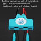 MaAnt KJ-3 1 Drag 3 15 Ports Android Phone Boot Power Cord, KJ-3