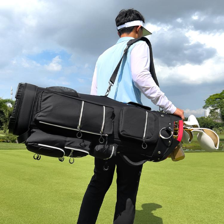 PGM QB166 Portable Large Capacity Waterproof Golf Cart Bag Holds Clubs In Place