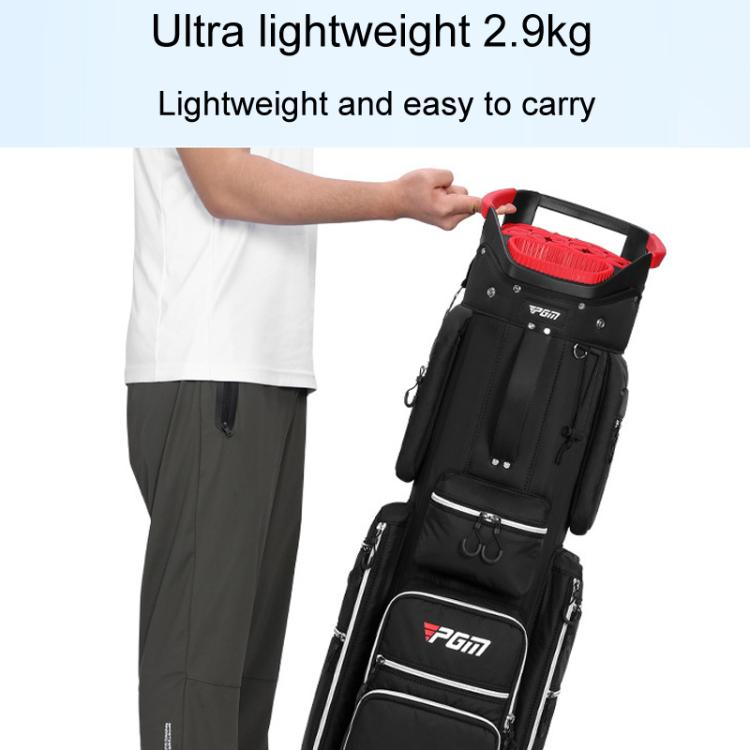 PGM QB166 Portable Large Capacity Waterproof Golf Cart Bag Holds Clubs In Place