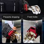 PGM QB166 Portable Large Capacity Waterproof Golf Cart Bag Holds Clubs In Place