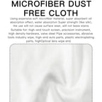 Cell Phone Film Repair Anti-Static Dustless Cloth Industrial Wiping Cloths Lint Free Cleaning Cloths, MaAnt 50pcs /Pack Superfine Fiber Dustless Cloth, MaAnt 100pcs /Pack Electrostatic Fiber Dustless Cloth