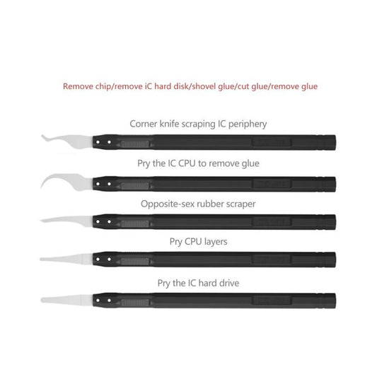 Cell Phone Repair Rework Blade Pry Knife Motherboard Scraping Cutting Degumming Tool, M075