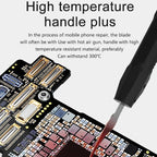 Cell Phone Repair Rework Blade Pry Knife Motherboard Scraping Cutting Degumming Tool, M075