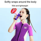 DIVE & SAIL 2.5MM Short Sleeve One-Piece Warm Kids Wetsuit Snorkeling Cold Resistant Swimsuit, S, M, L, XL, XXL