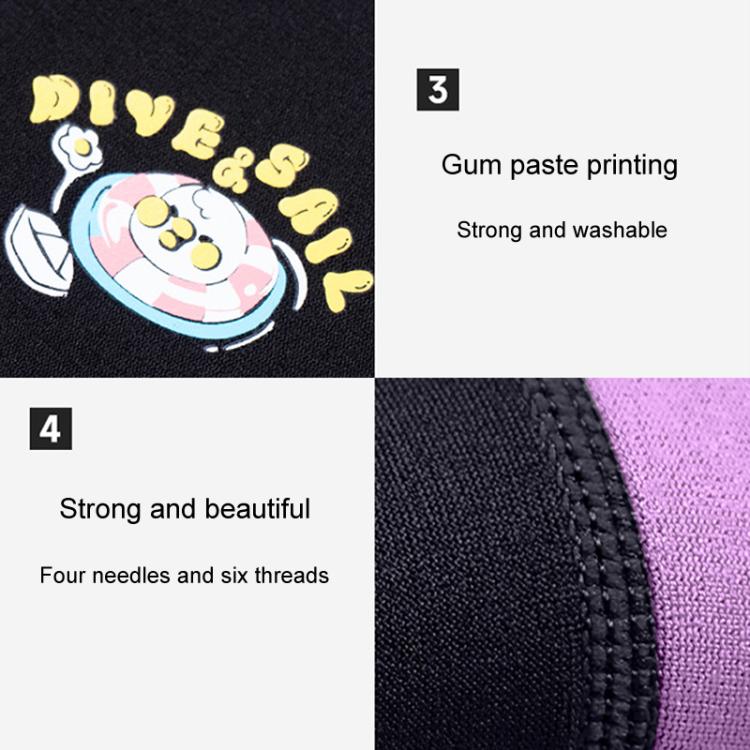 DIVE & SAIL 2.5MM Short Sleeve One-Piece Warm Kids Wetsuit Snorkeling Cold Resistant Swimsuit, S, M, L, XL, XXL