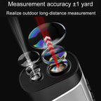 PGM JQ018 Mini Magnetic Slope Compensated Golf Pocket Rangefinder 1200 Yards