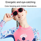DIVE & SAIL M155589K 2.5MM One-Piece Warm Kids Wetsuit Long Sleeve Snorkeling Surf Suit, S, M, L, XL, XXL