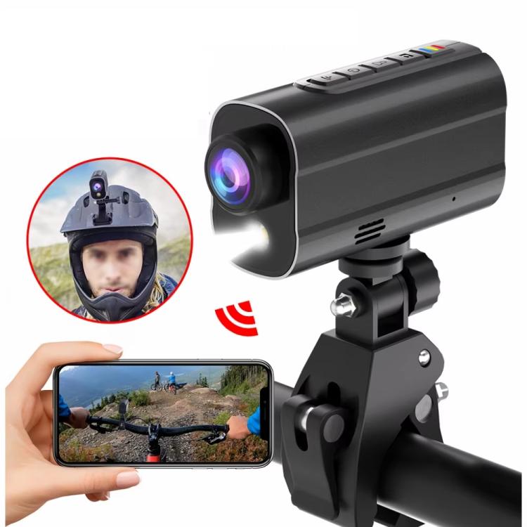 5K Action Camera WiFi Sport DV Riding Bicycle Drive Recorder With Led Light EIS Anti-shake