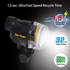 Sea Frogs SF-01  100M/328FT Underwater Strobe For Diving Photography