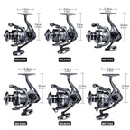 LUYA Spinning Reel Sea Long Casting CNC Metal Swing Arm Fishing Reel, PROBEROS ME2000, PROBEROS ME3000, PROBEROS ME4000, PROBEROS ME5000, PROBEROS ME6000, PROBEROS ME7000